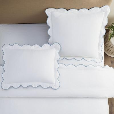 Emma Scalloped Sham - White King - Ballard Designs