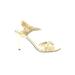 Lauren by Ralph Lauren Heels: Gold Shoes - Women's Size 9 - Open Toe