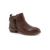 Wide Width Women's Reade Bootie by SoftWalk in Dark Brown (Size 10 W)