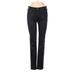 Rag & Bone/JEAN Jeans - Mid/Reg Rise Skinny Leg Denim: Gray Bottoms - Women's Size 25 - Black Wash