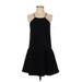 Anine Bing Casual Dress - Fit & Flare: Black Solid Dresses - Women's Size X-Small