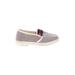 Flats: Espadrille Platform Casual Gray Color Block Shoes - Kids Girl's Size 25