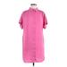 Caslon Casual Dress - Shirtdress: Pink Dresses - Women's Size Medium