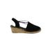 Toni Pons Wedges: Black Shoes - Women's Size 41