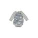 Baby Gap Outlet Long Sleeve Onesie: Gray Camo Bottoms - Size 0-3 Month