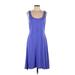 Old Navy Active Dress - A-Line: Blue Solid Activewear - Women's Size Large Petite