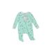 Just One You Made by Carter's Long Sleeve Outfit: Teal Bottoms - Size Newborn