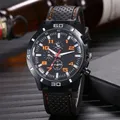 Hodinky – montre à Quartz de luxe pour hommes chronographe Gel de silice Sport vente en gros