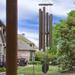 Outdoor Leisure Products Weather Resistant Metal Wind Chime Metal in Brown | 41 H x 7.75 W x 7.75 D in | Wayfair 358TC