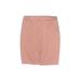 Fashion Nova Shorts: Pink Solid Mid-Length Bottoms - Women's Size Large - Light Wash