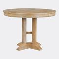 Gracie Oaks Bowmanstown Circular 58" W Dining Table Wood in Brown | 30 H in | Wayfair FB3D7177DBAD48589C63018FBF4C75E5