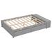 Latitude Run® Steinhoff Full Storage Standard Bed Wood in Gray | 15.72 H x 57.02 W x 90.62 D in | Wayfair 90F1763E434A47F294259BE1E6C622BB