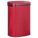 Enitial Lab Steel 13 Gallon Motion Sensor Trash Can Stainless Steel in Red | 23.6 H x 15.75 W x 11.14 D in | Wayfair 004A-1001RD