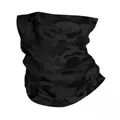 Camo Style Black Military Camouflage Neck Gaiter Women Men Windproof Winter Bandana Scarf for