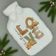 Autumn hot water bottle, includes cover, bottle and presentation box, autumn leaves, love autumn, Christmas gifts, can be personalised