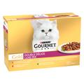 24x85g Duo Délice : double délice Gold Gourmet nourriture humide pour chat