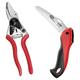 Felco Model 6 Compact Set - small hand secateurs and folding pruning saw