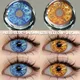 EYESHARE 1pair Halloween Color Contact Lenses Cute Anime Cosplay Contact Lenses Blue Eyes Contact