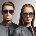 Sunglasses P8478 Brand Design Stylish Aviator Sunglasses for Men Pilot Sunglasses Interchangeable