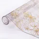 Kawaii Flower Pattern Oilproof Waterproof Pvc Tablecloth Plastic Clear Matte Soft Glass Crystal