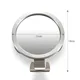 Bathroom Mirror Fogless Shower Shaving Mirror with Suction Cup Washroom Wall Mount Anti Fog Makeup