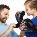 Neue 5-12 Jahre Kinder Box handschuhe für Jungen und Mädchen Box handschuhe Box Trainings handschuhe