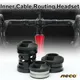 Neco Bike Headset Threadless Inner Cable Routing 44 52 55 56 49.7MM Straight Tapered Fork MTB