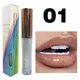 3D Lip gloss transparente holo graphische Lippen plump ing glänzende Perle Feuchtigkeit creme