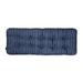 Patio Bench Cushion Classic Navy Stripe 42 W