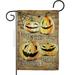13 x 18.5 in. Halloween Pumpkin Patch Garden Flag with Fall Double-Sided Decorative Vertical Flags House Decoration Banner Yard Gift