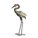 AI-GG9509-Q02 Metal Verdigris & Gold Standing Heron Garden Sculpture - Set of 2