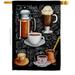 Ultimate Coffees Beverages Coffee Tea 28 x 40 in. Double-Sided Decorative Vertical House Flags for Decoration Banner Garden Yard Gift