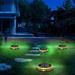 Ozmmyan Ground Lights With 17 LED Lamp Beads Warm Outdoor Disk Lights In-Ground Lights Garden Lights Landscapes Lights Up to 50% off