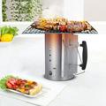 QTOCIO Kitchen Gadgets Carbon Bucket Outdoor Barbecue Rack Stainless Steel Ignition Bucket For Barbecue Stove