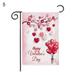 Hot Sales! MIARHB Valentines Day Decorations Valentine s Day Garden Flag 12 X 18 Inches Double Sided Love Dwarf Outdoor Vertical Farmhouse- Rural Festival Garden Decoration Home Decor