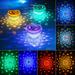 Dgankt New Creative RGB Seven-color LED Swimming Pool Lamp Bath Lamp Spa Lamp Small Fish Projection Atmosphere Lamp Children s Toy Lamp