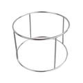 Tongina Seafood Pizza Platter Wire Rack Food Serving Riser Display Riser Stainless Steel Wire Metal Pizza Tray Holder for Pizza Home 23cmx14cm