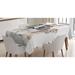 Ambesonne Animal Tablecloth Rectangular Table Cover for Dining Room Kitchen Decor 52" X 70" - 52 X 70