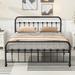 Vintage Metal Platform Bed Frame, Easy-Assembly Twin / Queen bed ️