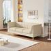 Modern Velvet Upholstered Sofa Couch, 3 Seat Sofa with Golden Metal Legs for Office, Living Room, Apartment