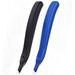 2 Pieces Staple Remover Professional Magnetic Easy Staple Remover Tool (Black+Blue)