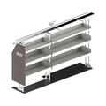 EFRHD12015 12-Series Low Shelving Unit with Extension Frame