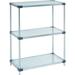 Nexel 3 Tier Starter Unit Solid Galvanized Steel Shelving - 36 x 18 x 34 in.