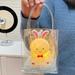 Jacenvly Christmas Decorations Indoor Clearance Easter Creative Personality Bunny Enamel Night Light Children Luminous Toys Warm Yellow Light Gives People Wireless Warmth Home Decor