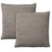 Mina Victory Lifestyle Woven Chenille 18" x 18" Set of 2 Indoor Throw Pillow