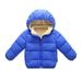 ZMHEGW Coats for Toddler Kids Child Baby Boys Girls Solid Winter Hooded Thick Warm Outerwear Clothes Outfits Jackets for Children