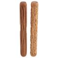 2Pcs Clay Modeling Pattern Rollers Cobblestone Wood Grain Pattern Clay Rolling Pin Textured Hand Roller Pottery Tools