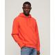 Superdry Men's Sportswear Embossed Loose Fit Hoodie Cream / Hot Coral - Size: XL