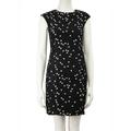 Carolina Herrera Black Polka Dot Jacquard Dress