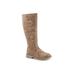 Women's Bonnie Tall Calf Boot by Los Cabos in Taupe (Size 38 M)